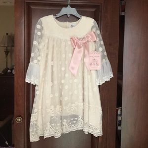 Frilly Frocks Girls Dress, 4Y